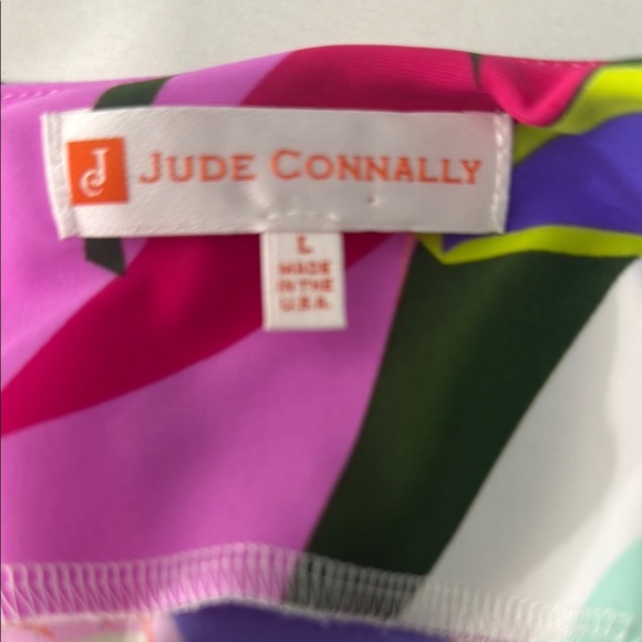 Jude Connally Vibrant Multicolor Sleeveless Dress Size L - Picture 8 of 8